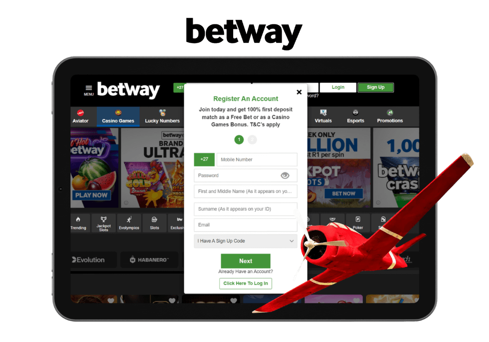 Betway Registration Aviator