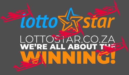 Lottostar casino logo with a red planes and text 'We're all about the winning'